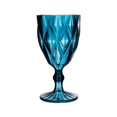 Imagem de Taça de Acrílico Diamond Azul 330ml 220406 - Lyor