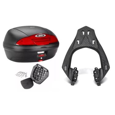 Imagem de BAU GIVI 45L MONOLOCK SIMPLY E450N + BAGAGEIRO SCAM  Fz15 2023 24 25 Fz 15