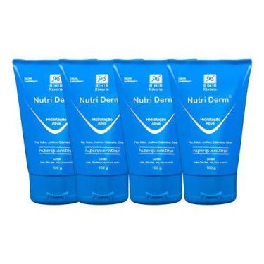 Imagem de Kit 4 Creme Hidratante com Ureia Nutri Derm 100gr - RHR Cosméticos