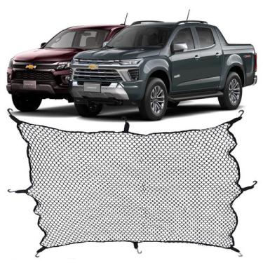 Imagem de Rede Caçamba Camionete Chevrolet S10 e Montana 140x140 Reforçada com E