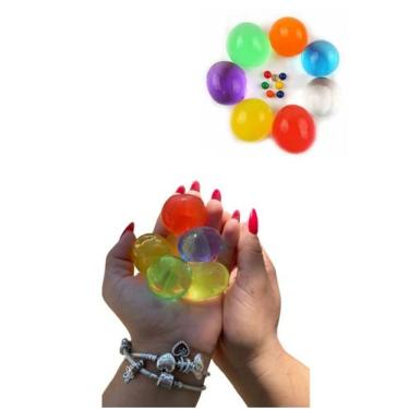 Imagem de 50 Bolinhas Orbeez GRANDE Gel Festa Cresce na Água Vazo Planta  - RT