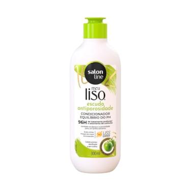 Imagem de Salon Line, Condicionador, Meu Liso, Escudo Antiporosidade, Vegano - Para Cabelos Lisos, 300ml