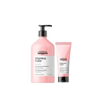 Imagem de Kit LOréal Vitamino Color Shampoo 750ml + Condicionador 200ml - L'Oréa