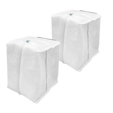 Imagem de Goodsby Pacote com 2 sacos reutilizáveis com zíper compatíveis com iRobot Roomba i1 i1+ i2 i3 i3+ i4 i4+ i5 i6 i6+ i7 i7+ i8 i8+ j5 j5+ j6 j6+ j7 j7+ j8+ j9+ s9 s9+ eliminação automática de sujeira