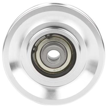 Imagem de Roda de polia de fitness em liga de alumínio de 70 mm de diâmetro com rolamentos de esferas Construção leve e robusta para equipamentos de treinamento de força Substituição fácil (Diâmetro 80mm)