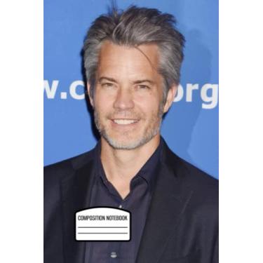 Imagem de Composition Notebook : Timothy Olyphant Journal/Notebook, Thankgiving Notebook Great for Birthday, Christmas and Fan #371