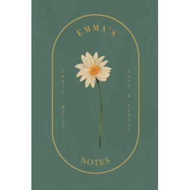 Imagem de Emma: Lined Writing Notebook with Personalized Name | Floral Journal: April and Daisy Flower | 6 x 9 in. | 130 Pages