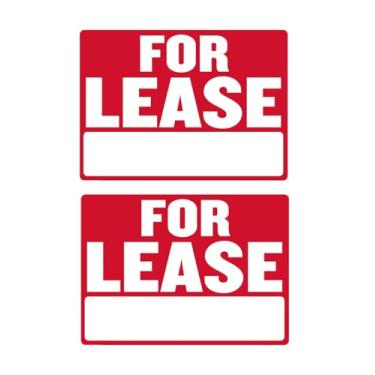 Imagem de Placa para locação 22 x 30,5 cm, à prova d'água, 2 peças