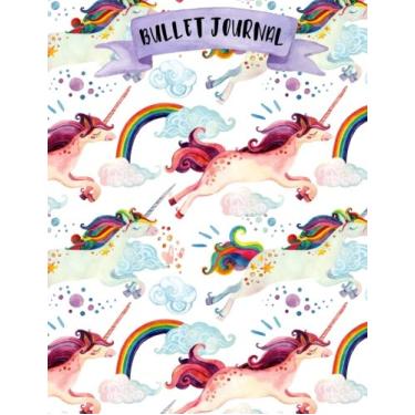 Imagem de Bullet Journal: Unicorn ? 160 pages ? Perfect for Beginners - Soft Glossy Cover - Dot Point Bullet Journal, Dot Grid, Planner, Planning, Organizer, Journal, BuJo