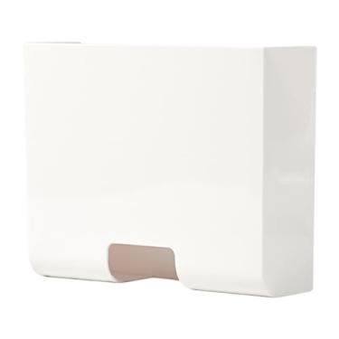 Imagem de WeiLaiKeQi Caixa de armazenamento de saco de embrulho, porta-lenços, invólucro, caixa de papel toalha multifuncional, organizador de filme descartável para