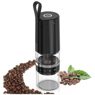 Imagem de Moedor de Café Elétrico Portátil Ajustável com 5 Configurações de Moagem, 110V, TastLi, Preto
