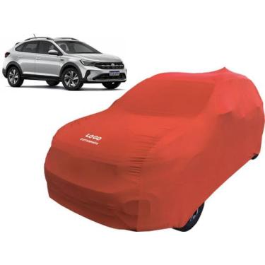 Imagem de Capa Para Cobrir Carro Vw Nivus Comfortline Tecido Helanca - Mz, Verme