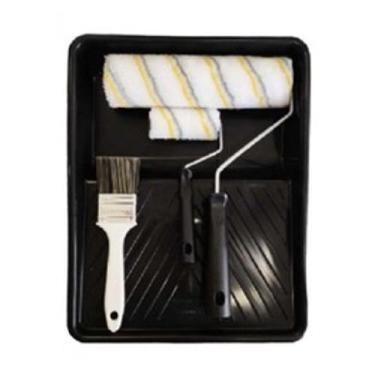 Imagem de Kit pintura compel c/4 pçs bandeja+2rolos+trincha