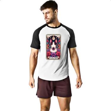 Imagem de Camiseta Raglan Taro cachorro Bull Terrier - Alearts, M