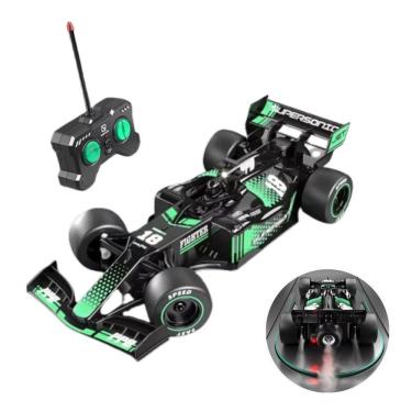 Imagem de Carro F1 Miniatura Com Controle Remoto Simula Fumaça Led