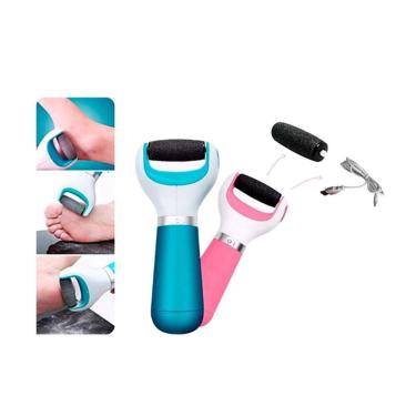 Imagem de Rolo Massageador E Esfoliador Elétrico Para Os Pés Com Lixa