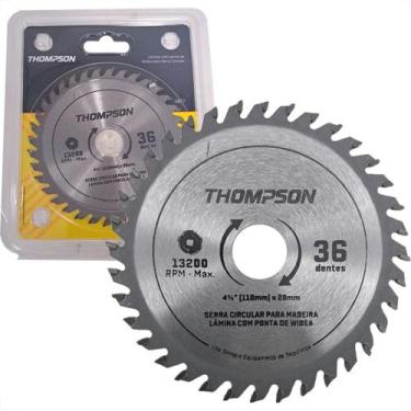 Imagem de Serra Circular Widea Thompson 4.3/8''X 36 Dentes X 20Mm - MAC FER