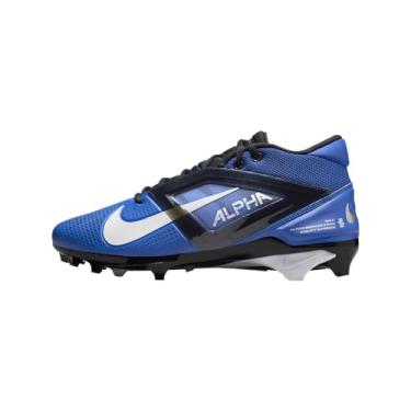 Imagem de Nike Chuteiras Alpha Menace 4 Pro (FD7037-400, Hyper Royal/Prata Metálica/Azul-Marinho), Hyper Royal/prata metálico/azul-marinho/branco, 41