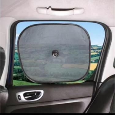 Imagem de Kit Protetor De Vidro Traseiro Para Carro Tela Bloqueia Sol Com Ventos