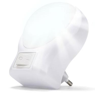 Imagem de Mini Abajur De Tomada Luminaria Luz Bivolt Quarto Casal Led - Monaliza