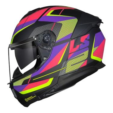 Imagem de Capacete Ls2 FF808 Stream II Road Preto e Rosa Fosco Tamanho:58