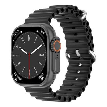 Imagem de Smartwatch Inteligente N8 Ultra Original Preto Lançamento Pulseira Oce