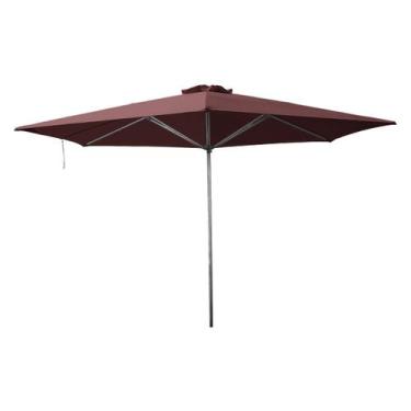 Imagem de Ombrelone Central 3,00m de Diâmetro Em Alumínio para Areia ou Grama Pe