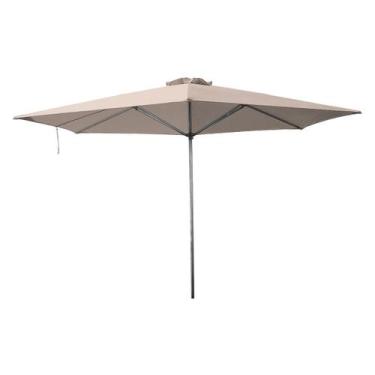 Imagem de Ombrelone Central 3,00m de Diâmetro Em Alumínio para Areia ou Grama Pe