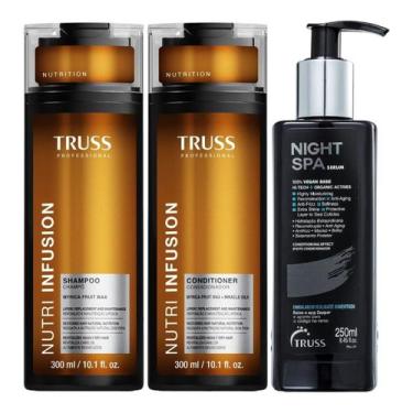 Imagem de Kit Truss Nutri Infusion - Shampoo 300ml + Condicionador 300ml + Night
