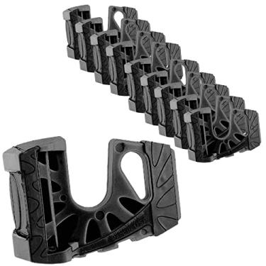 Imagem de Pacote com 10 pares de portas Wedge-It Ultimate – Preto, Batente de Porta