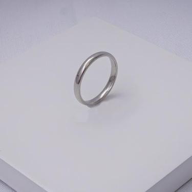 Imagem de Aliança Aço Inox Prateado Unissex 3mm - Ralifla Semijoias, 19