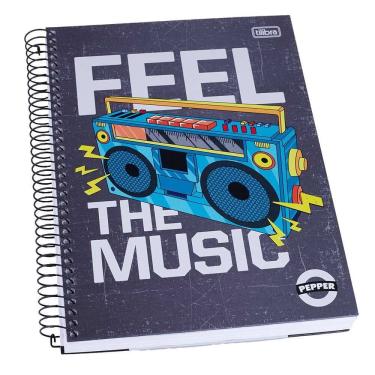 Imagem de Caderno Capa Dura Pepper 10 Matérias Tilibra 159883