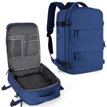 Imagem de Mochila de Viagem Coowoz Grande - Azul Royal - Para Homens e Mulheres