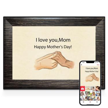 Imagem de Porta-retratos digital yunpicture 10.1 WiFi 32GB com app