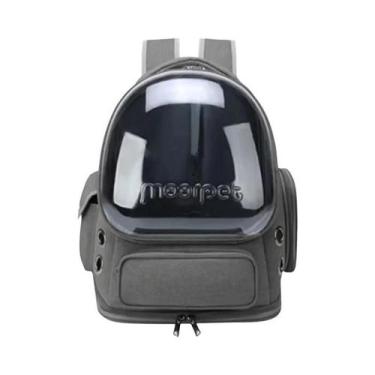 Imagem de Bolsa Transportadora Transparente e Respirável para Pets - Ideal para 