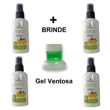 Imagem de Kit 4 Bloqueadores Odor Sanitário N2 de 60ml Marca Senalândia Pós Bari