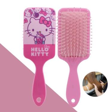 Imagem de Escova De Cabelo Raquete Coleção Hello Kitty Original Sanrio
