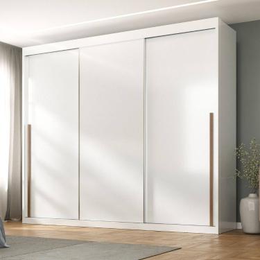Imagem de Guarda Roupa Casal 3 Portas de Correr Senna Maxel Móveis