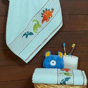 Imagem de Toalha de Banho Infantil 100 Algodão - OLINDA, dino