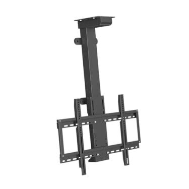 Imagem de CUTPOIY Suporte de TV de teto elétrico - Suporte de TV motorizado, elevador de TV elétrico telescópico, serve para TVs de 32 a 75 polegadas, elevador de TV motorizado com controle remoto e controle de