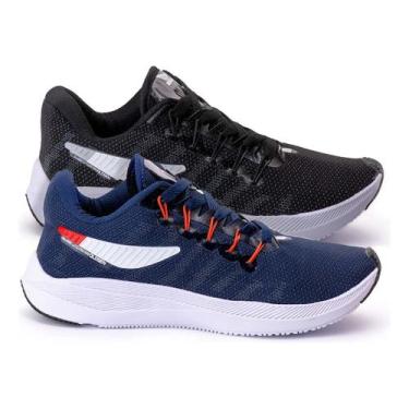 Imagem de Kit 2 Tenis Masculino Infantil Escola Academia Treino Macio Original O