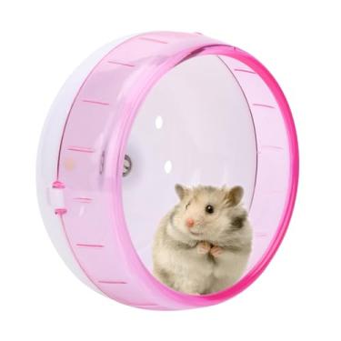 Imagem de Exercício de rolos super silenciosos de plástico brinquedo de roda para animais de estimação de pequenos animais hamster chinchilla porco