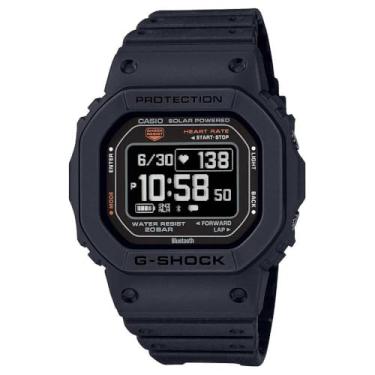 Imagem de Casio Relógio digital preto de quartzo DW-H5600-1, Preto/branco, Alça.