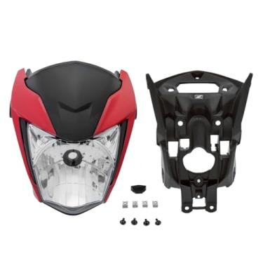 Imagem de Kit Frente Completa Farol Aranha Honda Cg Titan 160 2022 A 2024 Todas Cores(Vermelho Perolizado)