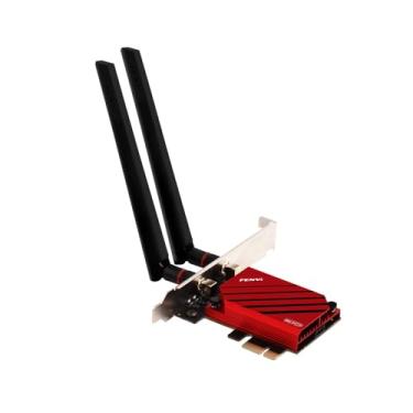 Imagem de Adaptador WiFi PCIE FENVi para desktop WiFi 7 BE200 Tri-Band PCIe adaptador de rede com velocidade de 8774Mbps e BT5.4, compatível com Windows 11/10, não para placas-mãe AMD