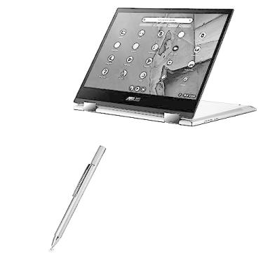 Imagem de Caneta Stylus BoxWave compatível com ASUS Chromebook Flip CM3 (CM3200) - Caneta Stylus capacitiva FineTouch, caneta Stylus super precisa para ASUS Chromebook Flip CM3 (CM3200) - Prata metálica