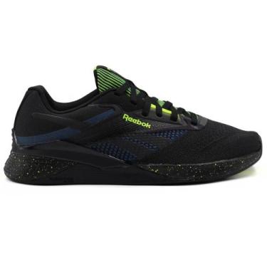 Imagem de Tênis Reebok Nano X4 Unissex, Preto, Verde, 44