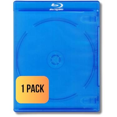 Imagem de Capas originais para Blu-Ray individuais, pacote com 1 – Caixas de Blu-ray de substituição de qualidade de estúdio | 1 disco | Tamanho padrão de 12 mm | Capas Blue Ray ecológicas