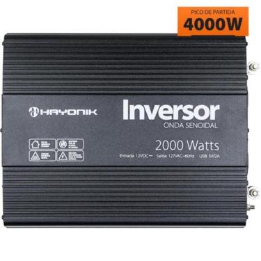 Imagem de Inversor De Onda Senoidal 2000w 12vdc/127v Pw21-2 Off Grid Hayonik