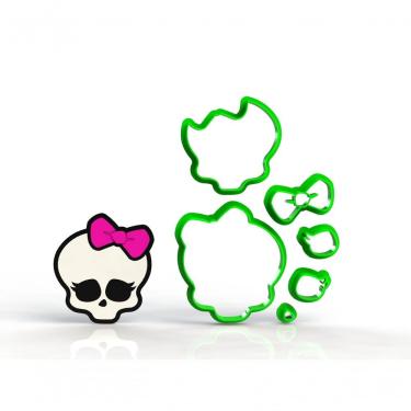 Imagem de Cortador Monster High - Caveira Da Logo Modular Tamanho 6 Cm